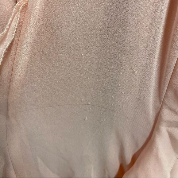 Sau Lee Fiona Dress Baby Pink Ruffle Maxi chiffon gown wedding prom Revolve 4 - Picture 12 of 12